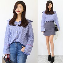 에찌 G2823 세라포인트 블라우스