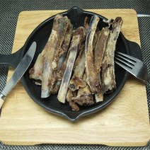 수제명가 천연 수제간식 육포모음(등뼈 소힘줄 칠면조 오리윙 닭발), 1개, 등갈비(폭립)100g