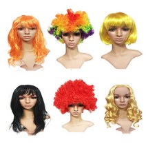 최저가!최고품질! 파티가발 파티행사용품, 03.뱅웨이브가발-옐로우, 1개