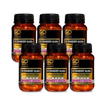고헬씨 고 크랜베리 60000+ 60캡슐 6통 Gohealthy Go Cranberry, 60000mg, 6개