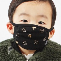 블랙마스크 유아용 쁘띠 미키 마스크