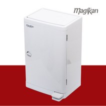 친환경 매직캔 휴지통 37L M330BW 기저귀통 리필봉투, 08 M250BW ▶14L-휴지통-화이트