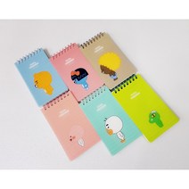 카카오프렌즈 리틀프렌즈 PP커버 스프링 수첩 상철, 어피치