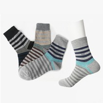 메디아스 면100 신사 삼단링글 중목 - 4족