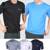 [스타일랑] 청량한 남성 여름용 시원쾌적한 반팔 라운드 티셔츠_빅사이즈 등산복 작업복