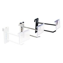 메쉬망 이중후크/망후크/휀스망 부속/매장 진열 수납, 50mm, 블랙, 1개