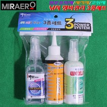 장비관리 3종세트.염분중화제/크리너+세척제/매직+라인코팅제/왁스라인.바다루어/선상대.낚싯대 전동릴 베이트릴 주요부 라인 관리.선상루어낚시/바다 갯바위낚시