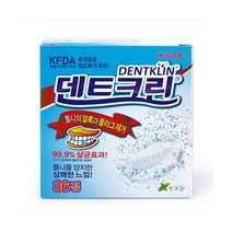 덴트크린 틀니세정제, 36개입, 6개