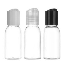 허브스프레이 프레스캡 플라스틱용기 30ml~500ml, 30ml, 투명용기 검정캡, 1개