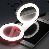MJM 사진빨 끝장 셀카링 라이트, 4. LED셀카 링라이트-블랙, 1개
