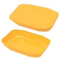 리빙베리 회수용 일회용 도시락 밥용기 노랑