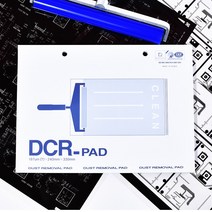 5권포장 (250장) / 종이 DCR PAD BLACK DCR PAD PCR 패드 / 끈끈이 패드 / 점착 패드 / 핸드롤러 패드 / 330X240 - 국산 정품