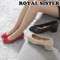 [RS]A2D S216 4.5cm 여성 쿠션 에나멜 구두 미들힐 펌프스힐