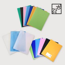 공감 6P 10P 고투명 클리어화일, 명함집있는 10P 클리어화일(하늘)