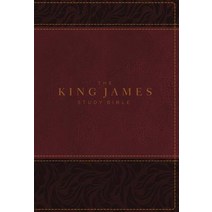 The King James Study Bible Imitation Leather Burgundy Indexed Full-Color Edition Imitation Leather, Thomas Nelson