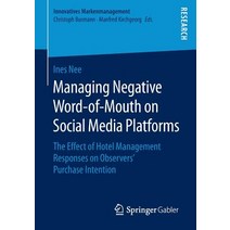 Managing Negative Word-Of-Mouth on Social Media Platforms: The Effect of Hotel Management Responses on..., Springer Gabler