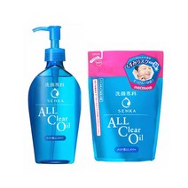 시세이도 센카 올 클리어 오일 본품 230ml 리필 180ml 택 1 클렌징, 1개