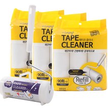e세상 테이프클리너 핸들(리필1개)+핸들거치대+리필9개, 1세트