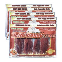 헬로도기 애견간식 대용량간식 300g 건조간식/육포, 5개, 오리져키