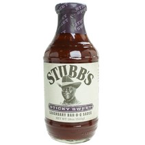 Stubbs 스티키 스위트 레전더리 바-비-큐 소스, 510g, 1개