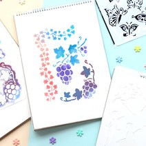 민화샵 A4사이즈 스텐실도안 8종 UATOA007Z, 영국 UATOA0076