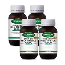 톰슨 밀크시슬 42000 60캡슐 4통 Thompson Milk Thistle, 4개, 200g