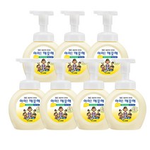 아이깨끗해 핸드워시 순 보송보송 파우더향, 250ml, 7개