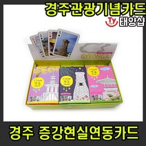 증강현실 (AR 앱 연동) 경주 관광카드 트럼프카드 관광 기념카드, 경주카드 덱1개