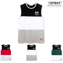 탑보이 3색 오버핏 배색나시 (SCC4096PT)