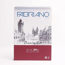 파브리아노 드로잉아트 CS02 상단스프링 200g/m2, A4 (210mm x 297mm), 25매, A4, 1개