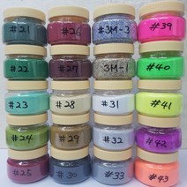 칼라석채(색모래), 25-적색, 1통