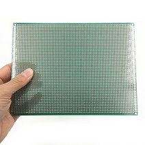 velton 만능기판 양면기판 PCB DIY LED기판 납땜 제작용PCB기판, 1개, PCB기판 15cmx20cm