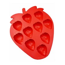 천연비누재료 석고방향제 비누틀 실리콘 몰드 - 딸기10구몰드