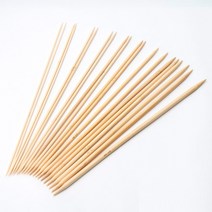 명품실 민자나무대바늘 35cm, 민자나무대바늘35cm 5.0mm, 2개입