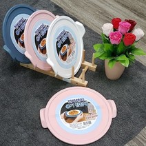 (Made in Korea) 전자렌지용기받침대 단품, 블루