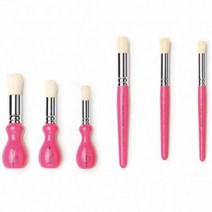 [AAX_2535039] 화홍 스텐실붓 S10 W1 -43436 보조붓 스텐실취미 그리기붓 스텐실붓 미술도구, W1-1