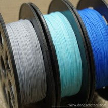 동서스토어 폴리매듭실 붉은톤 쿨톤 0.7mm 매듭재료 1롤(200야드), 03.라이트블루