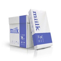 한국제지 밀크 복사용지A475g500매*5권1BOX반품불가, 단품