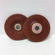 제일연마 옵셋돌 옵세트 4인치 적색 WA연마돌 연삭숫돌