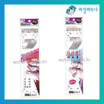 피싱파트너 월척조구 교체용 묶음우럭바늘 우럭채비 침선우럭낚시