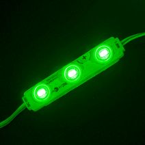 LED 고휘도 5630 3구모듈 방수타입 단색 RGB 방수 채널 간판 전광판 테두리조명, 고휘도 5630 LED 3구 모듈 04번_그린, 1개