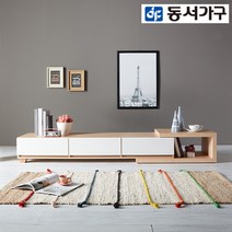 동서가구 착불 이자벨 2000 거실장 DF910387, 그레이