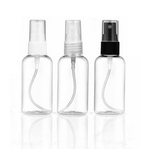 허브스프레이 투명스프레이용기 투명캡 50ml60ml75ml80ml100ml, 투명스프레이용기/투명캡 50ml(타원형)