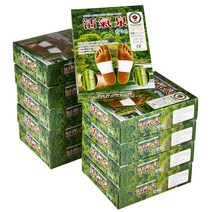 활기천 발패치 죽초목초 수액시트 힐링 발바닥패치 10상자(300매), 300매입