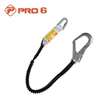 PRO6 AL 대구경 엘라스틱죔줄 프로식스 안전벨트죔줄, 엘라스틱죔줄-블랙