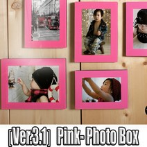 Photo box 가벼워서 못질 필요없는 가벼운사진액자, [Ver.3.1]Pink