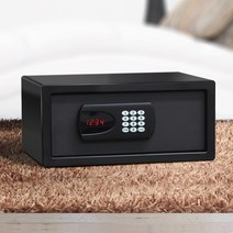 우연티엔이 호텔금고 가정용금고 WT_DS1002A, 블랙