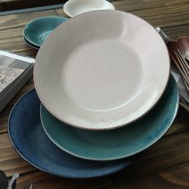오반자이 앤티크 일본 대접시24cm, 혼합색상