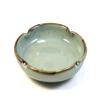 단고재 순청자 원형 볼 찬기 2호 / 전통청자 접시 찬기 반찬 간식 다식그릇, 1개