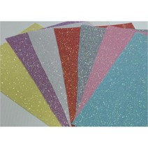 멀티색상 글리터지/네임핀/학예회피켓/응원봉/응원판, 보라